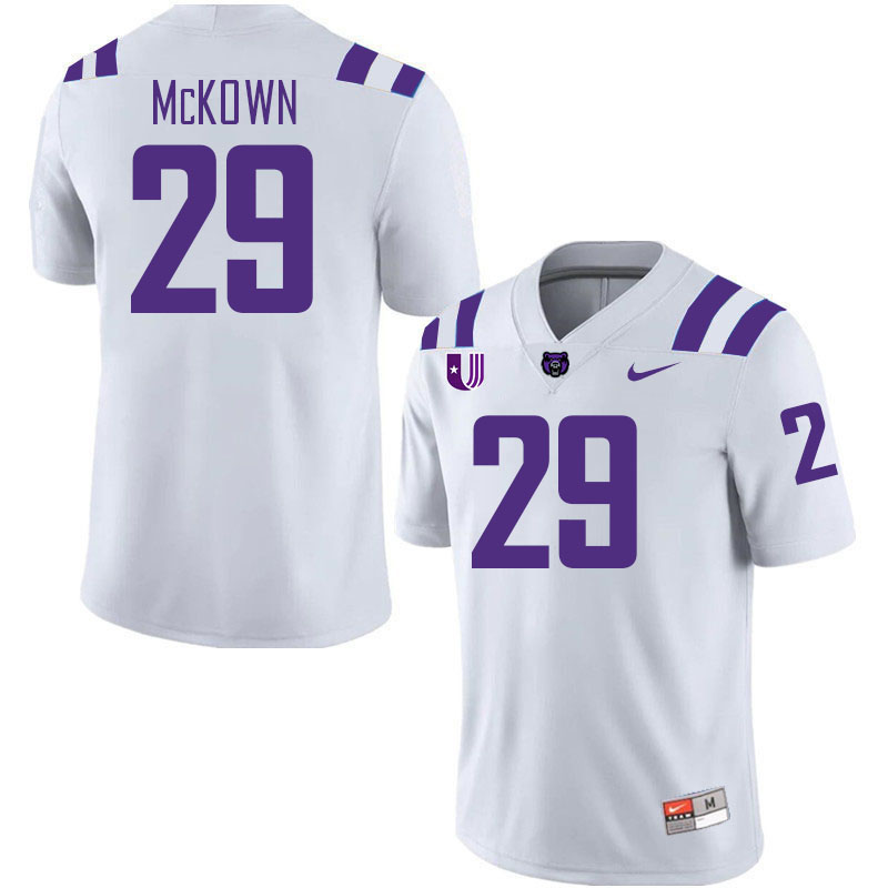 Central Arkansas Bears #29 Chapman McKown College Football Jerseys,Uniforms Stitched-White Central Arkansas Bears #29 Chapman McKown College Football Jerseys,Uniforms Stitched-White